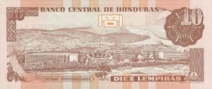 Honduras, 10 Lempira, P86c