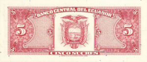 Ecuador, 5 Sucre, P120A Sign.2