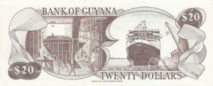Guyana, 20 Dollar, P24d, BOG B4g