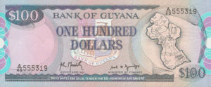 Guyana, 100 Dollar, P28 v2, BOG B6b