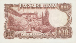 Spain, 100 Peseta, P152a