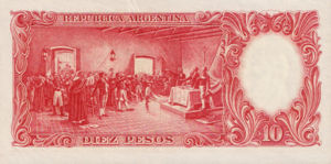 Argentina, 10 Peso, P265b