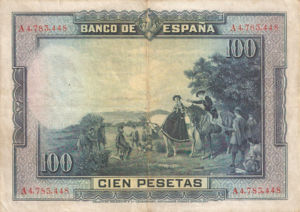 Spain, 100 Peseta, P76a