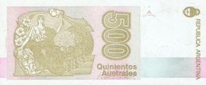Argentina, 500 Austral, P328b