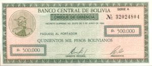 Bolivia, 50 Centavo, P198