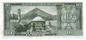 Bolivia, 10 Boliviano, P139b B