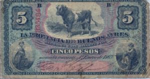 Argentina, 5 Peso, S483a