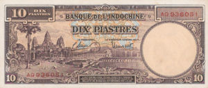 French Indochina, 10 Piastre, P80 v1