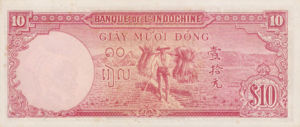 French Indochina, 10 Piastre, P80 v1