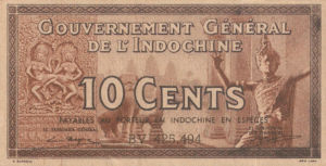 French Indochina, 10 Cent, P85e