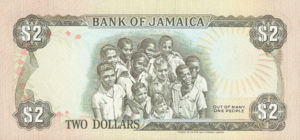 Jamaica, 2 Dollar, P69e, BOJ B25h