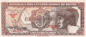 Brazil, 5 Cruzeiro, P166b