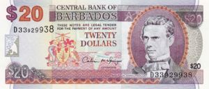 Barbados, 20 Dollar, P50
