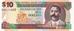 Barbados, 10 Dollar, P62