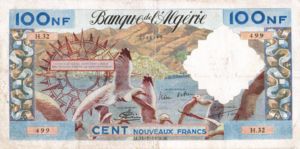 Algeria, 100 New Franc, P121a