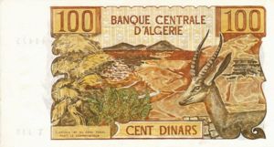 Algeria, 100 Dinar, P128a