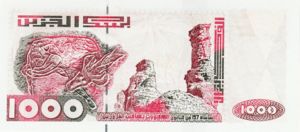 Algeria, 1,000 Dinar, P142b Sign.1