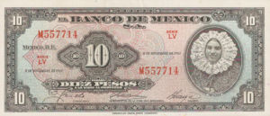 Mexico, 10 Peso, P58i