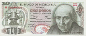 Mexico, 10 Peso, P63i