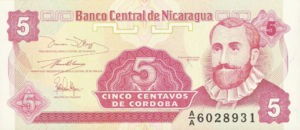 Nicaragua, 5 Centavo, P168a, BCN B62a