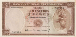 Timor, 100 Escudo, P28a Sign.9