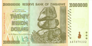 Zimbabwe, 20,000,000,000 Dollar, P86