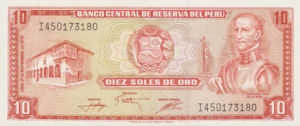 Peru, 10 Soles De Oro, P112