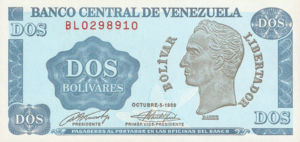 Venezuela, 2 Bolivar, P69