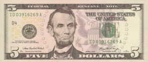 United States, The, 5 Dollar, P524