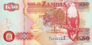 Zambia, 50 Kwacha, P37d, BOZ B38d