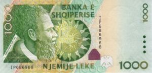 Albania, 1,000 Lek, P73a