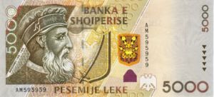 Albania, 5,000 Lek, P75a