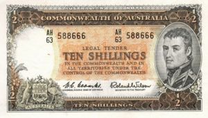 Australia, 10 Shilling, P33a