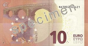 European Union, 10 Euro, P21New