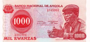Angola, 1,000 Kwanza, P117a