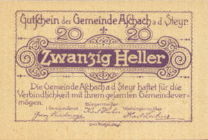 Austria, 20 Heller, FS 54d