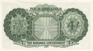 Bahamas, 4 Shilling, P13d
