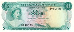 Bahamas, 1 Dollar, P18b