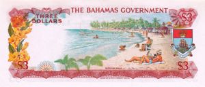 Bahamas, 3 Dollar, P19a
