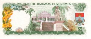 Bahamas, 5 Dollar, P20a