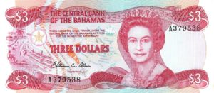 Bahamas, 3 Dollar, P44a