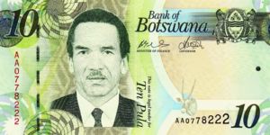 Botswana, 10 Pula, P30
