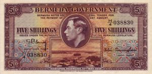 Bermuda, 5 Shilling, P8b