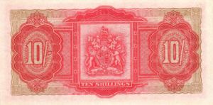 Bermuda, 10 Shilling, P19b