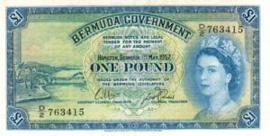 Bermuda, 1 Pound, P20b