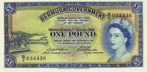 Bermuda, 1 Pound, P20d