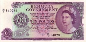 Bermuda, 10 Pound, P22