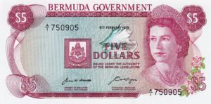 Bermuda, 5 Dollar, P24a