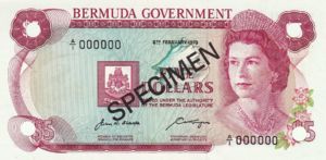 Bermuda, 5 Dollar, P24s
