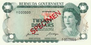 Bermuda, 20 Dollar, P26s